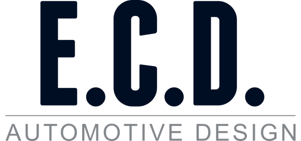 ECD automotive design logo